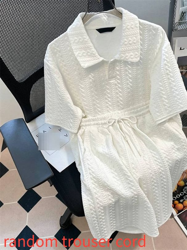 Men's Summer Loose Short Sleeve T-Shirt White Two-Piece Suit Casual Basic Trendy Polyester Work Beach Gym Clothing_viptrois.com