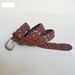 Cowhide hand-woven leather belt vegetable tanned leather first layer vintage cow leather belt_viptrois.com