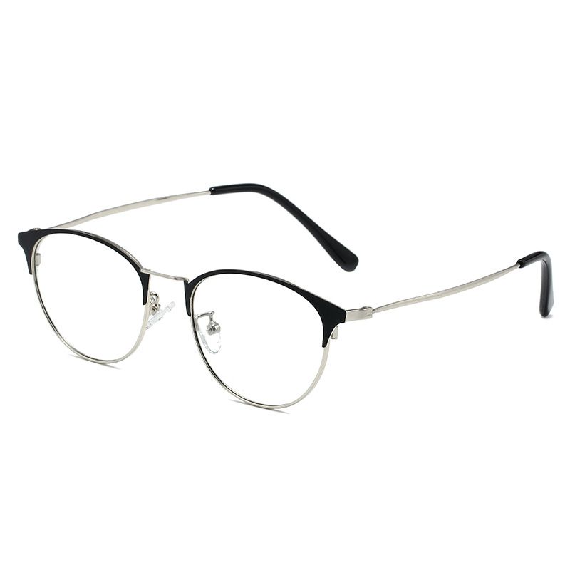Apparel AccessoriesFashionable Lightweight Photochromic Blue Light Blocking Glasses With Slim Metal Frame Polarized Suitable Reading (Black Gold)_viptrois.com