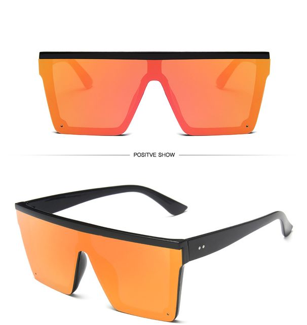 Trendy Large-frame One-piece Sunglasses For Men - Elephant Gray, Personalized Style - For Women - Outdoor, Beach, Travel Glasses_viptrois.com