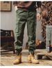 Men's Casual Cargo Pants Straight Loose Fit Jogger Pants With Multi-Pockets For Streetwear_viptrois.com