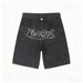 Men's Clothing Factory Direct Sales European And American Summer Hip Hop Casual Denim Shorts Men's High Street Retro Simple Wide Leg Shorts_viptrois.com