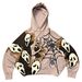 American Dark Halloween Skull Digital Print Hoodie Street Style Loose Unisex Sweatshirt_viptrois.com