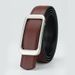 Belt Women's New Reverbial Leather Women's Belt Simple Trouser Belt Fashionable And Versatile Double-sided Use Belt Women_viptrois.com