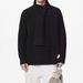 New Year's Red Thick Sweater Men's Warm High Collar Simple Knitted Couple Sweater_viptrois.com