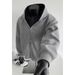 430G Heavyweight Patchwork Cardigan Hooded Sweatshirt Men's American Style Trendy Boxy Short Oversized Top Casual Jacket_viptrois.com