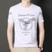 Summer New Style Men's Trendy Casual Round Neck Printed Short Sleeve Youth Fashion Versatile T-shirt Men_viptrois.com