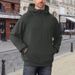 "Men's Half-Zip Fleece Hoodie – Winter Warm Pullover With Soft Lining, Adjustable Hood, Casual & Athletic Style, Thickened Comfort Fit"_viptrois.com