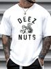 Mens Deez Nuts T Shirt Funny Squirrel Acorn Adult Nut Joke Tee For Guys Top For Everyday Wear Summer Streetwear Fashion Designer Clothes_viptrois.com