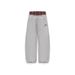 Men's Clothing American Retro College Style Sports Leisure Loose Men's Double Waist Fake Two Piece Sweatpants_viptrois.com