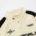 Patchwork Color Block Stand Collar Sweatshirt American Style Trendy Brand Autumn Winter Men's Button Half-Zip Pullover_viptrois.com