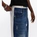 Streetwear Washed Denim Jeans For Men – Oversized Relaxed Fit With Patchwork & Color-Blocking | Vintage-Inspired Baggy Pants (S-XXXL)_viptrois.com