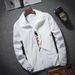 CT Men's Jacket For Spring And Autumn, Trendy Oversized Stand Collar Outdoor Windbreaker With Print_viptrois.com