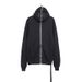 Men’s Clothing Dark RO Shark Hat Personality Four Eyelet Zipper Hooded Sweater Jacket Loose Men_viptrois.com