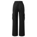 Urban Cargo Pants For Women – High-Waisted Wide-Leg Streetwear With Multi-Pockets (S-3XL, Black/Khaki/Army Green)_viptrois.com