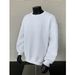 Men's Long Sleeve Jacquard Texture T-Shirt Loose Fit Casual Pullover For Spring & Autumn_viptrois.com