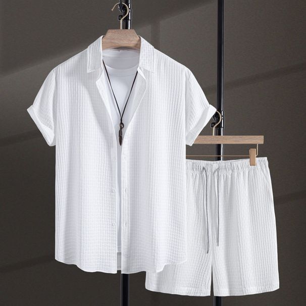 Men's Clothing Beach Short Sleeved Floral Shirt Hawaiian Suit Printed Shirt Men_viptrois.com