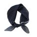 55 Cotton Linen Polka Dot Small Square Women, Korean Style Fashionable Versatile Neck Scarf, Hair Band, Fashion Scarf_viptrois.com