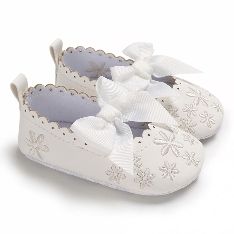 Mother & Kids One-year-old Baby Shoes For Girls Cute Princess Shoes Bow Baby Shoes Soft Sole Toddler Shoes Babyshoes_viptrois.com