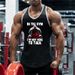 Men's Fitness Vest Summer Cotton Stretch Top American I-shaped Back Bodybuilding Training Clothes T-shirt Bottoming Shirt_viptrois.com