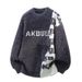 Winter Sweater For Boys And Teenagers, Couple Style, Handsome, Loose, Casual, Round Neck, Knitted, Hong Kong Style_viptrois.com