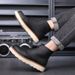 European Warm Series 2025 New Winter Genuine Leather High Top Men's Work Motorcycle British Style Martin Boots_viptrois.com