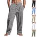 Men's Clothing Spring And Autumn Season Breathable Cotton And Linen Loose Casual Sports Pants_viptrois.com