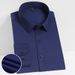 Men's Stretch Comfort Dress Shirt – Slim Fit Professional Office Wear, Wrinkle-Resistant & Breathable, White Formal Shirt For Interviews & Business_viptrois.com