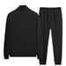 Men's Casual Tracksuit Set – Streetwear Style Hoodie & Jogger Pants (Asian Sizes L-7XL, Black/Grey/White, Unisex Oversized Fit)_viptrois.com