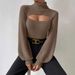 "Women's Oversized Knit Sweater | Trendy Streetwear Pullover | Casual Loose Fit Jumper Solid Color Embroidered Designs Cozy Acrylic Yarn | XS-XL"_viptrois.com