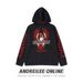 Vintage Eagle Hooded Sweatshirt – Unisex Streetwear Knit Jumper (S-XL, Black)"_viptrois.com