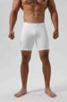 Men's Clothing Elastic Shark Skin Tight Three Quarter Pants Ice Silk High Weight Anti Transparent Tights Pocket Three Quarter Pants_viptrois.com