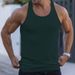 2025 Summer Knitted Vertical Stripe Fitness Sports Slim-fitting Men's I-shaped Vest_viptrois.com
