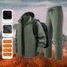 Unisex Softshell Jacket & Pants Set – 5000mm Waterproof, Windproof & Fleece-Lined For Hiking, Skiing & Outdoor Adventures_viptrois.com