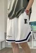 Men's Summer Thin Mesh Sports Basketball Shorts For Running And Training Breathable Fitness Pants Loose Fit Five Point_viptrois.com