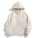 Men’s Heavyweight Hooded Sweatshirt – 9 Color Options (Black, Olive, Beige, Burgundy & More) Slim Fit Pullover For Streetwear )_viptrois.com