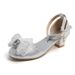 Mother & Kids Girls Princess Shoes Sweet Bow Little Girl High Heels Summer New Style_viptrois.com