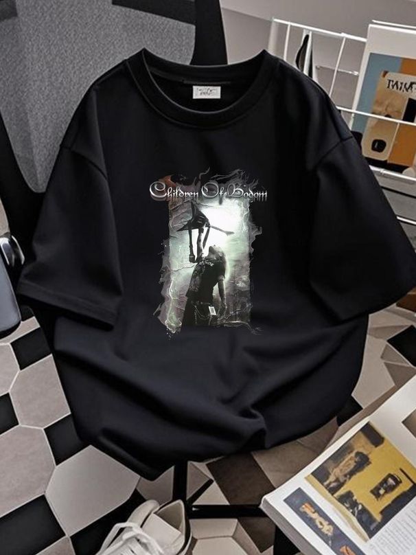 Alexi Laiho Children Of Bodom Unisex Black All Size S To 5XL T- Shirt Gift K2010 Summer Comfortable Graphic Designer Clothes Versatile Stylish_viptrois.com