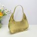 Women's Fashion Crocodile Pattern Butterfly Decoration Version Small Shoulder Crescent Bag Ladies Handbag Underarm Bag_viptrois.com