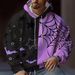 2024 Autumn Men's New 3D Digital Printing Halloween Little Pumpkin Hooded Pullover Sweatshirt_viptrois.com