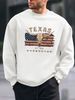 Men's Loose Casual Fashion American Wild West Printed Round Neck Long Sleeved Sweatshirt For Autumn And Winter_viptrois.com