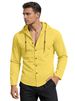 2026 European-style Men's Simple Cotton Casual Loose Breathable Long-sleeved Solid-color Hooded Shirt_viptrois.com