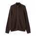 Men's Casual Zip-Up Knit Cardigan - Lightweight Loose Fit Pullover Sweater For Spring & Autumn_viptrois.com