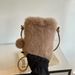 Women's Bags Mobile Phone Bag Women's Autumn And Winter New Furry Crossbody Bag Mini Small Shoulder Bag Vertical Mobile Phone Bag Furry Small Bag_viptrois.com