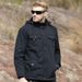 Men's Clothing Ami Khaki Style Winter Men's Plus Velvet Thickened Jacket Men's Work Jacket Loose Stand Collar Warm Coat_viptrois.com