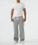 Men's High-Waisted Straight Leg Pants - 95% Cotton Blend, Streetwear Casual Trousers (Gray/Black, S-XXL)_viptrois.com
