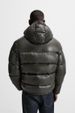 Men's FleecePrinted Patterns Thick Cotton Padded Jacket For Men's Hooded Jacket, Men's Cotton Padded Coat For Teenagers And Students_viptrois.com