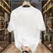 Men's Fashion Short-sleeved T-shirts Summer Slim-fit Pure Cotton Printed T-shirts Trendy Casual Versatile Tops_viptrois.com