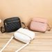 Women's Quilted Square Shoulder Bag - Stylish Casual Crossbody Purse For Daily Use & Work (Diamond Pattern Designer Handbag)_viptrois.com