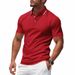 Summer Men's Quick Drying Polo Shirt Casual Business Golf Short Sleeve Breathable Sweat Wicking Size_viptrois.com